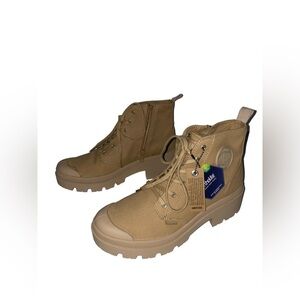 Free People Pallabase Twill Platform Sneaker Boot Lace‎ Up NEW Women 10M Trails